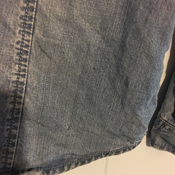 Chico’s denim button up top - Picture 4 of 7